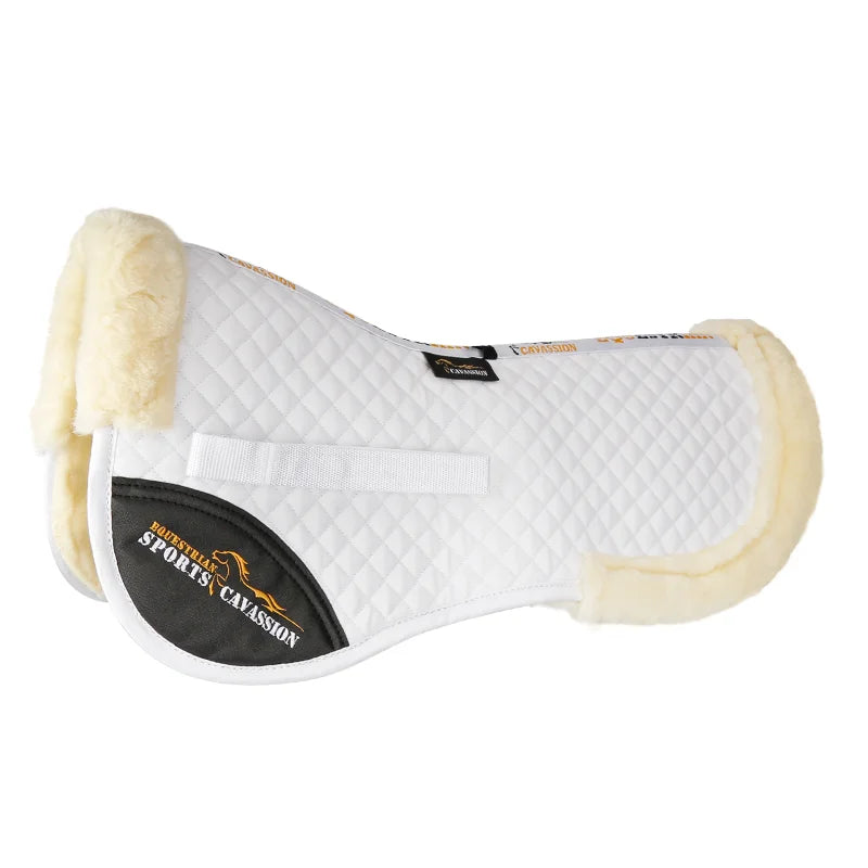 Paard Halfpad Correctief Zwart Comfortabele Voering