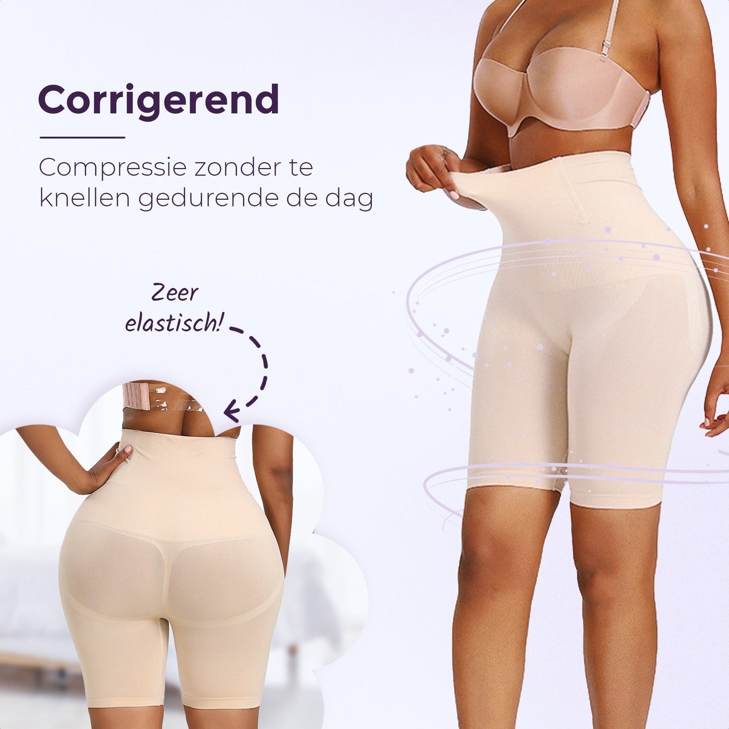 Dames Shorts Hoge Taille Naadloos Shapewear
