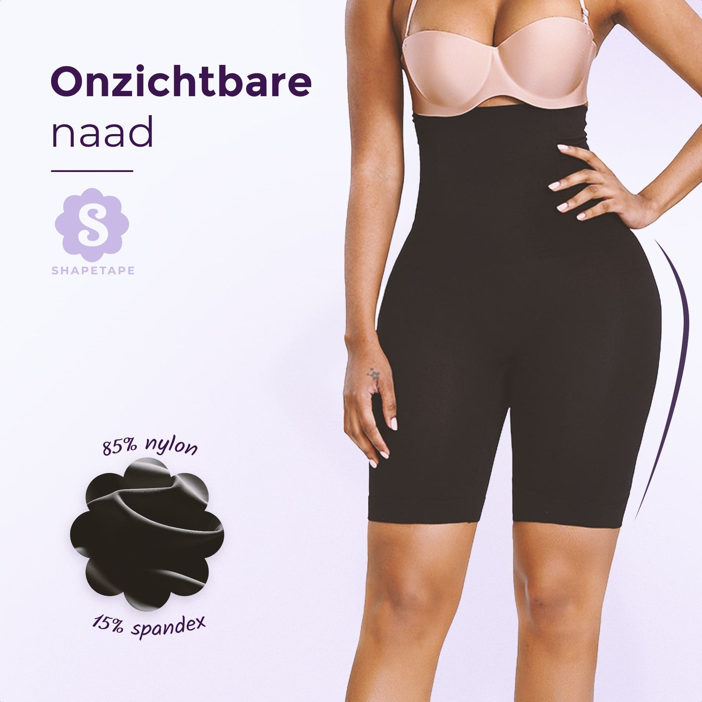 Dames Shorts Hoge Taille Naadloos Shapewear
