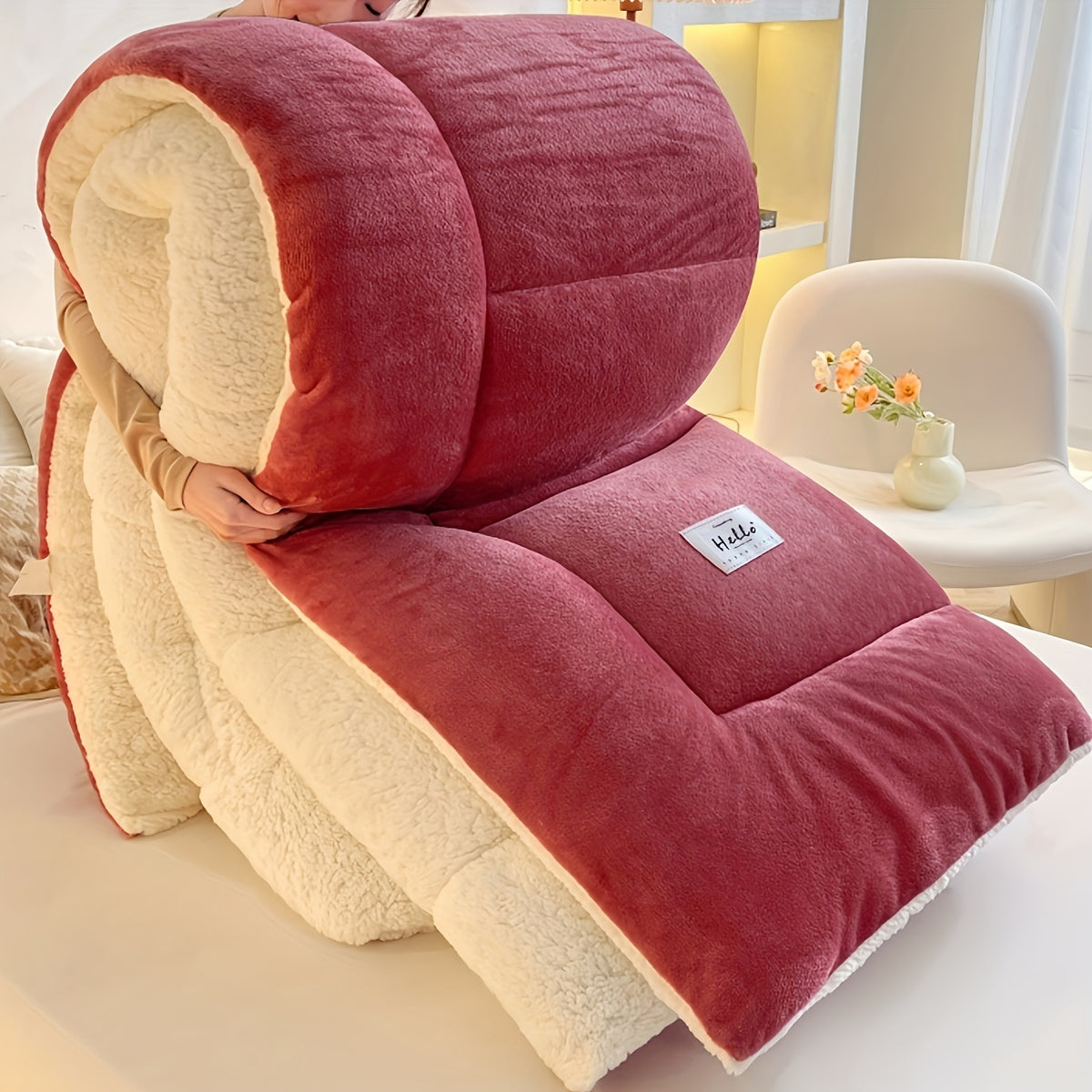 CozyDream™ Winterdeken - Luxe Sherpa Fleece Dekbed