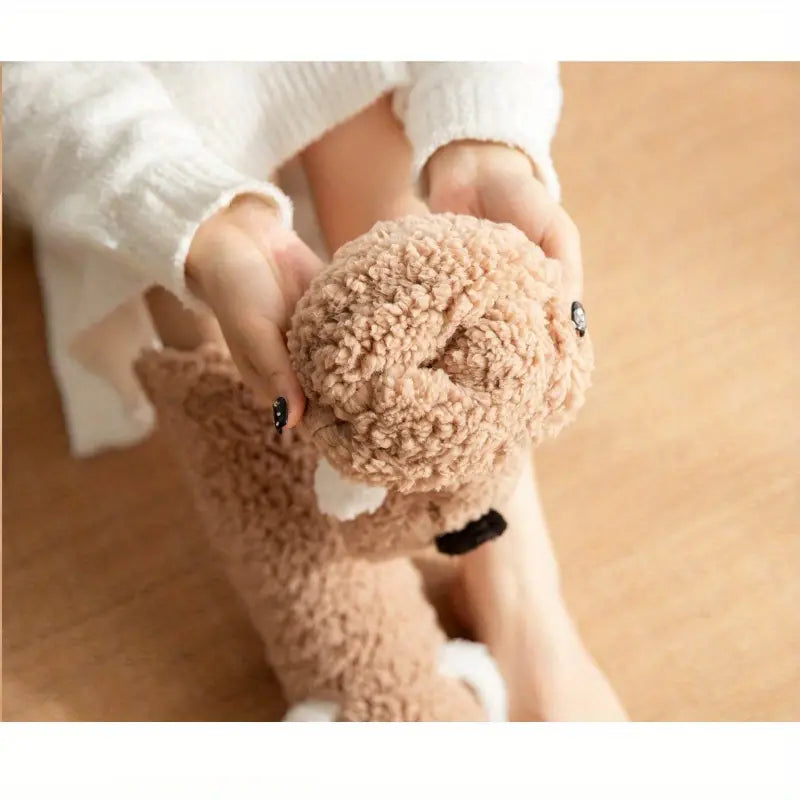 Pluche Wintersokken met Dierenmotief Zacht en Antislip