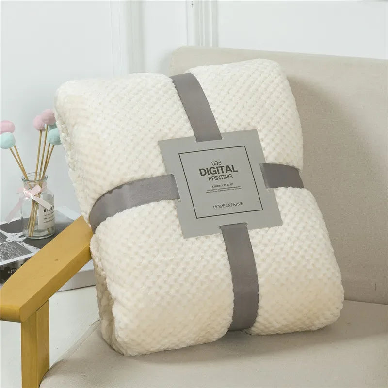 Zachte Fleece Deken voor Baby en Reizen Lichtgewicht