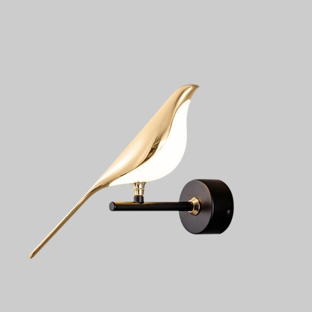 LED Vogellamp Moderne Magnetisch Wandlamp Design