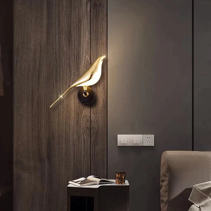 Wandlamp Gevleugeld Design met Dimbare LED Verlichting