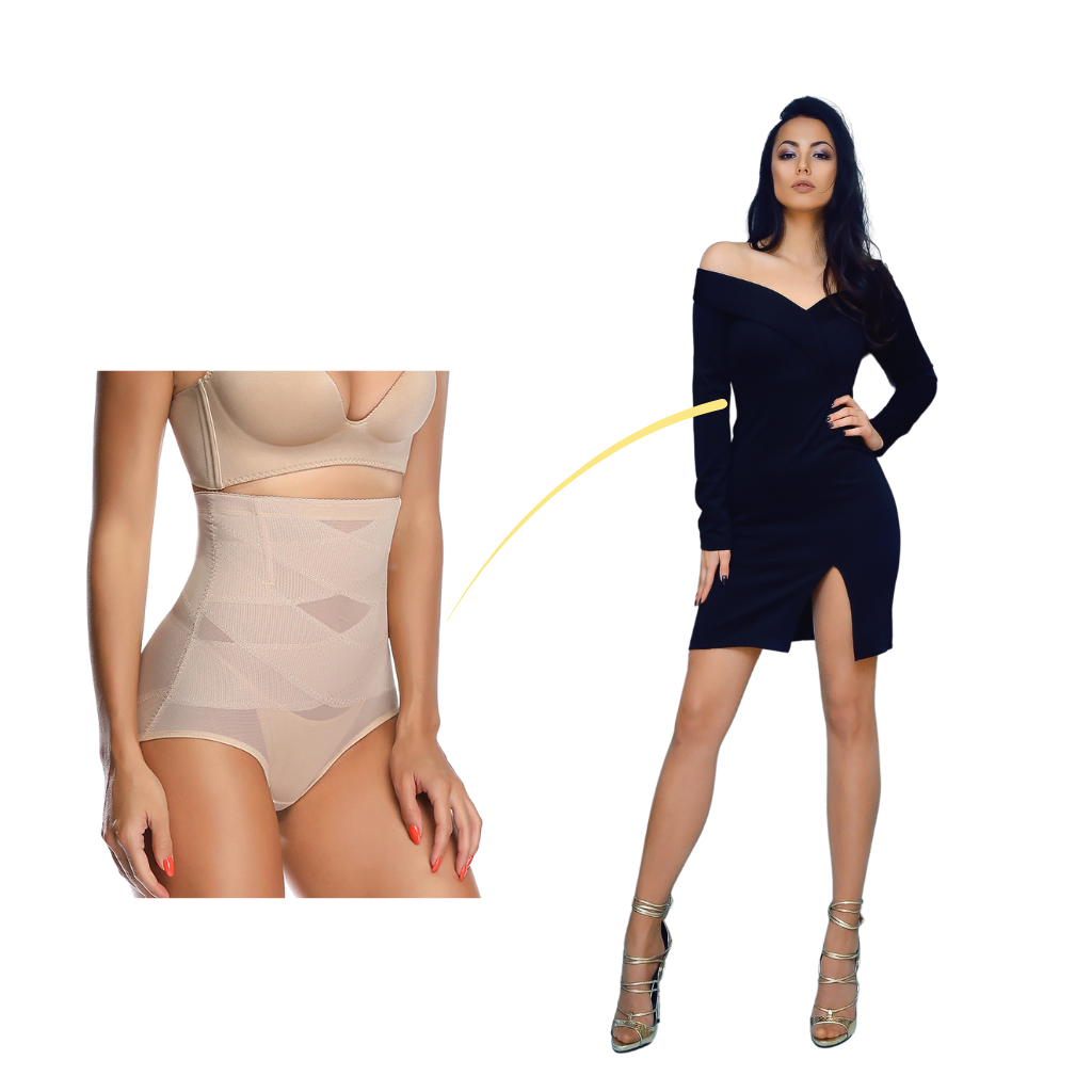 Slanke Buik Shapewear Kruiscompressie voor Vrouw