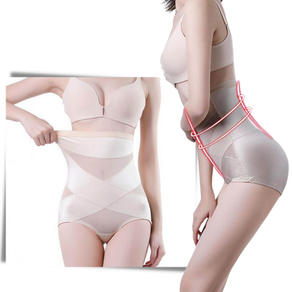 Slanke Buik Shapewear Kruiscompressie voor Vrouw