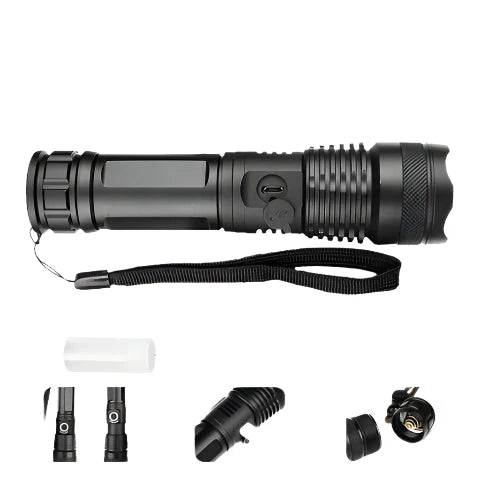Krachtige Zaklamp Super Foco LED LuxeBeam - Velinix