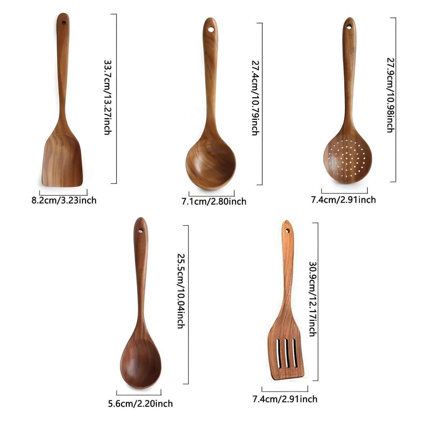 Natuurlijk Houten Keukengereedschap Set
