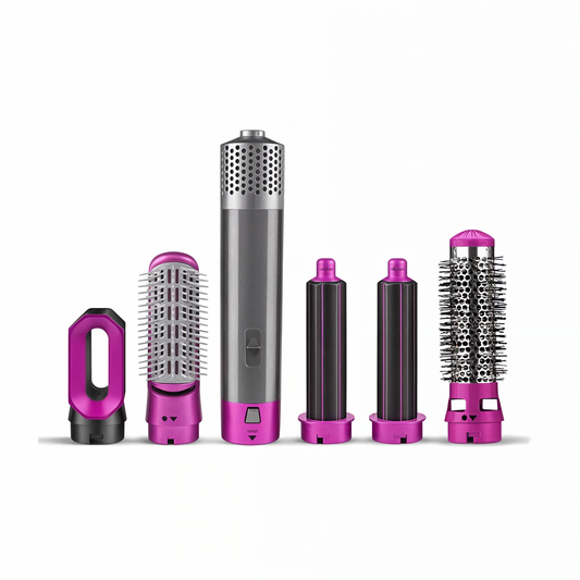 Haardroger 5-in-1 met Stylingopzetstukken en Ionentechnologie - Velinix