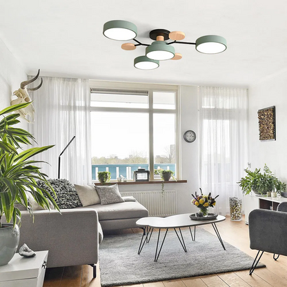 Ronde LED Plafondlamp Modern Woonkamer Lamp Dimbaar