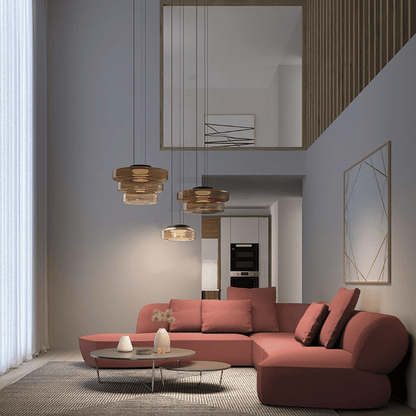 Hanglamp Glazen Bauhaus Design Modern Verstelbaar