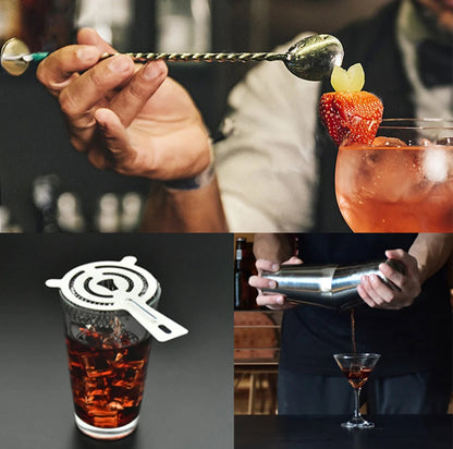 Cocktail Shaker Set 23-delig - Bartender Kit met RVS Bar Tools