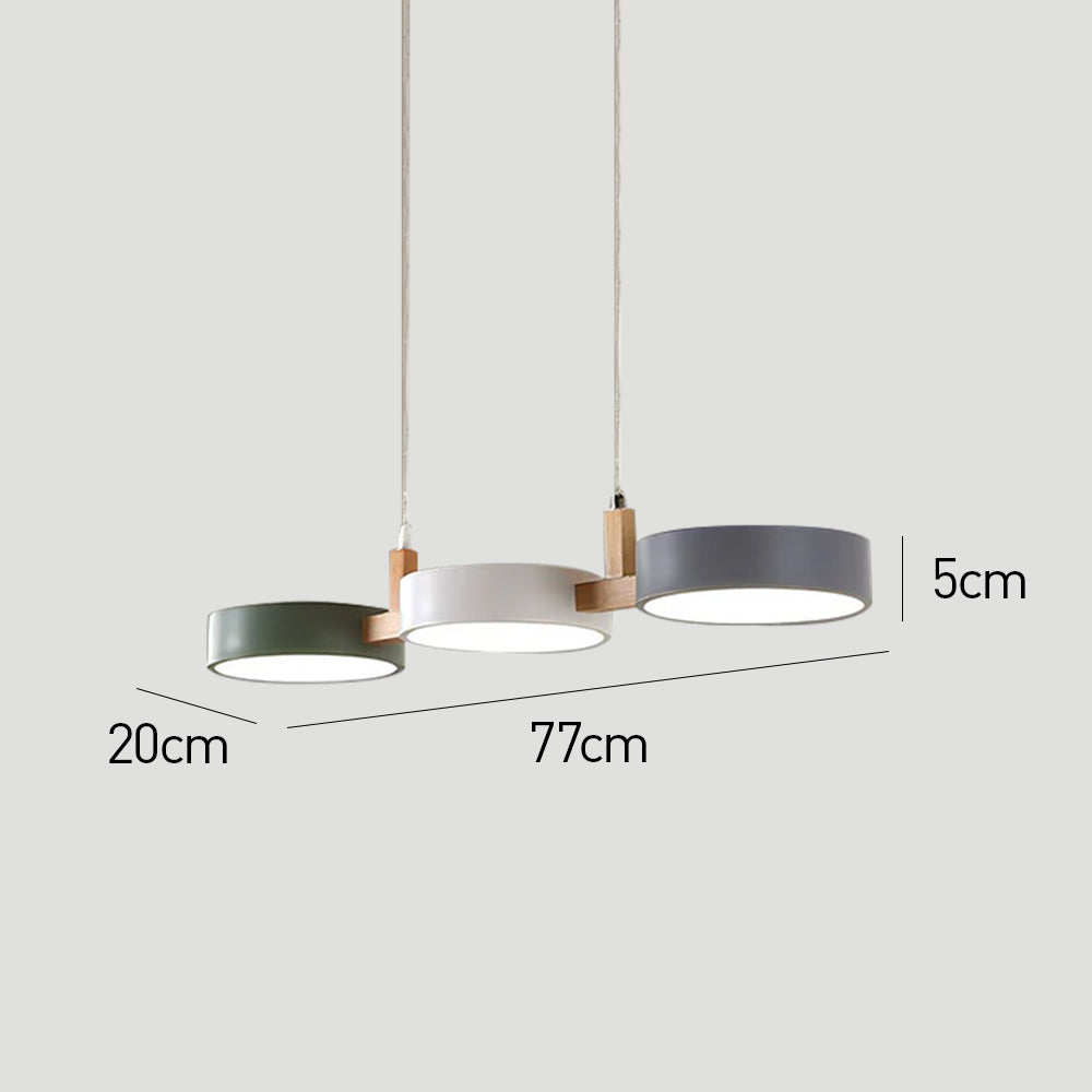 Nordura Hanglamp LED Cilindervorm Modern Design Meerdere Lichtpunten