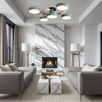 Ronde LED Plafondlamp Modern Woonkamer Lamp Dimbaar