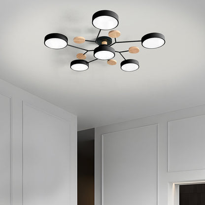 Ronde LED Plafondlamp Modern Woonkamer Lamp Dimbaar