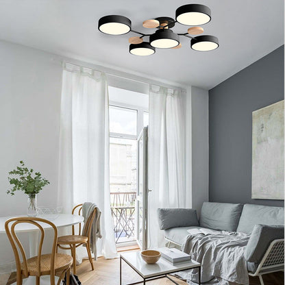 Ronde LED Plafondlamp Modern Woonkamer Lamp Dimbaar