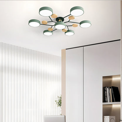 Ronde LED Plafondlamp Modern Woonkamer Lamp Dimbaar
