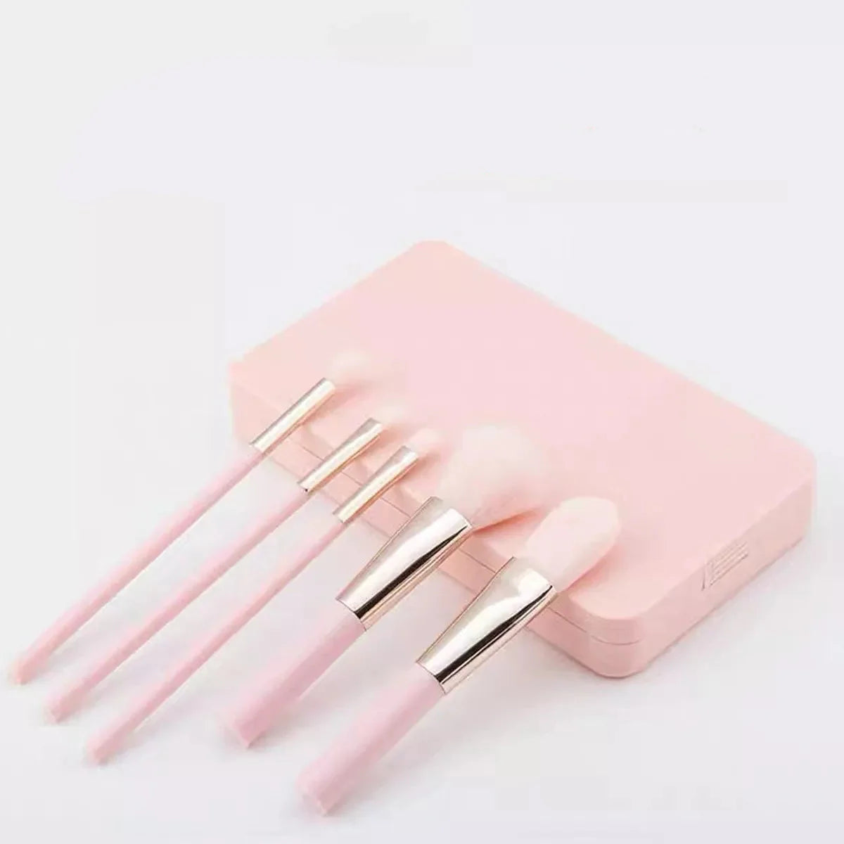 Make-up Set met LED Spiegel en Geboortebloem Kwasten