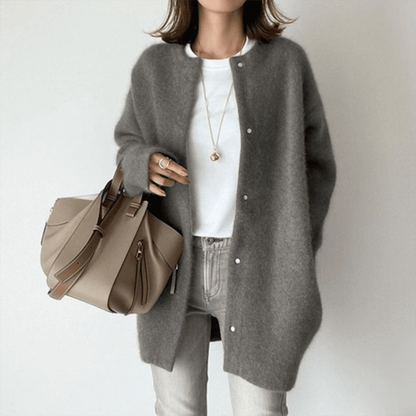 Dames Gebreide Cardigan Lang Casual Vest