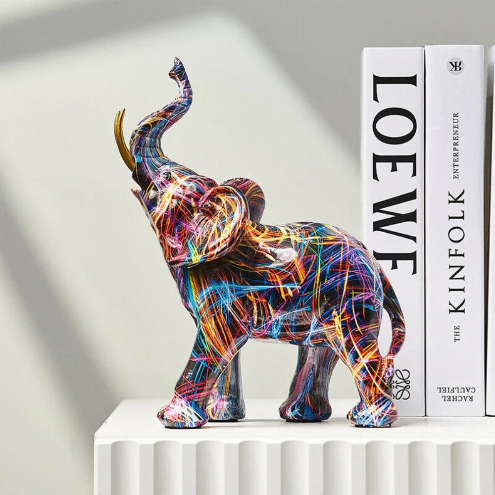 Kunstbeeld Olifant Moderne Decoratie van Resin