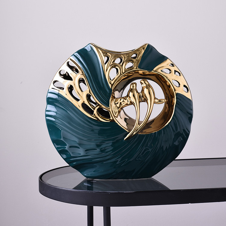 Keramische Sculptuur Moderne Decoratie Handgemaakt Design