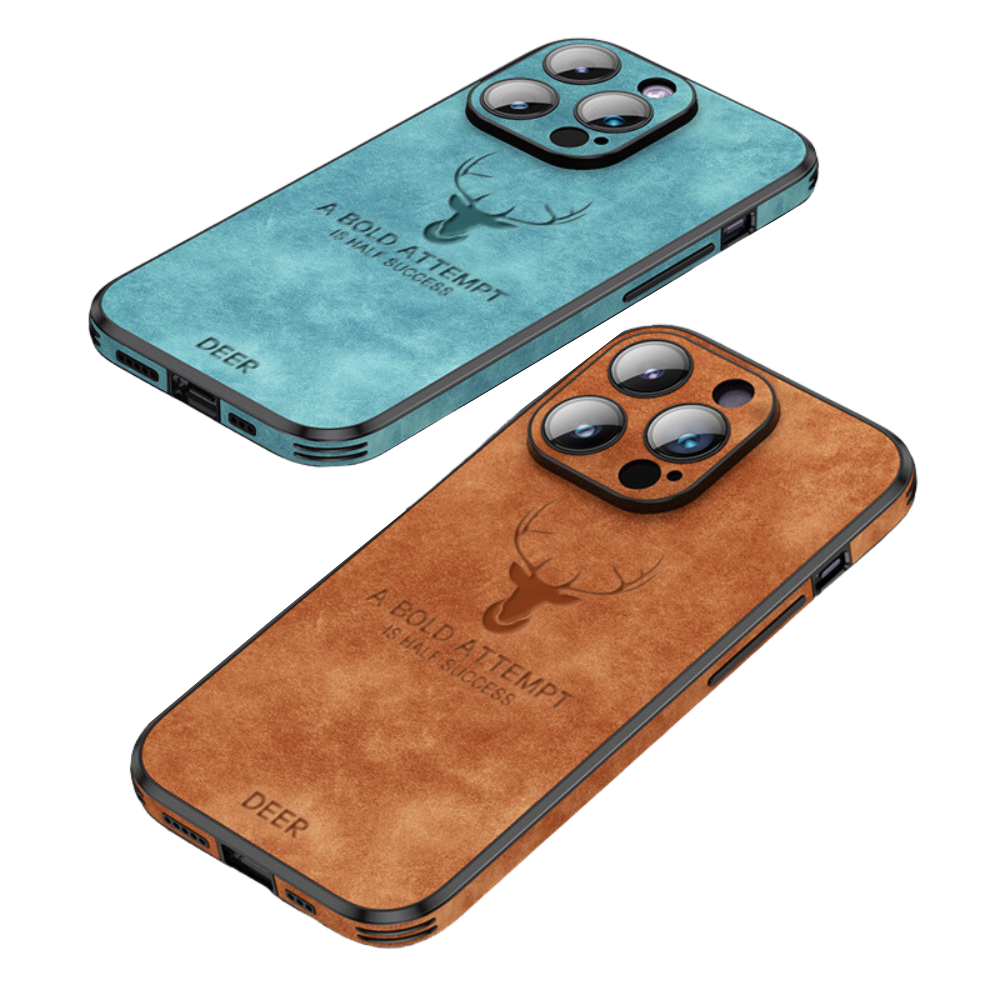 Leren iPhone Hoesje met Stijlvol Design en Schokbestendige Bescherming - Velinix