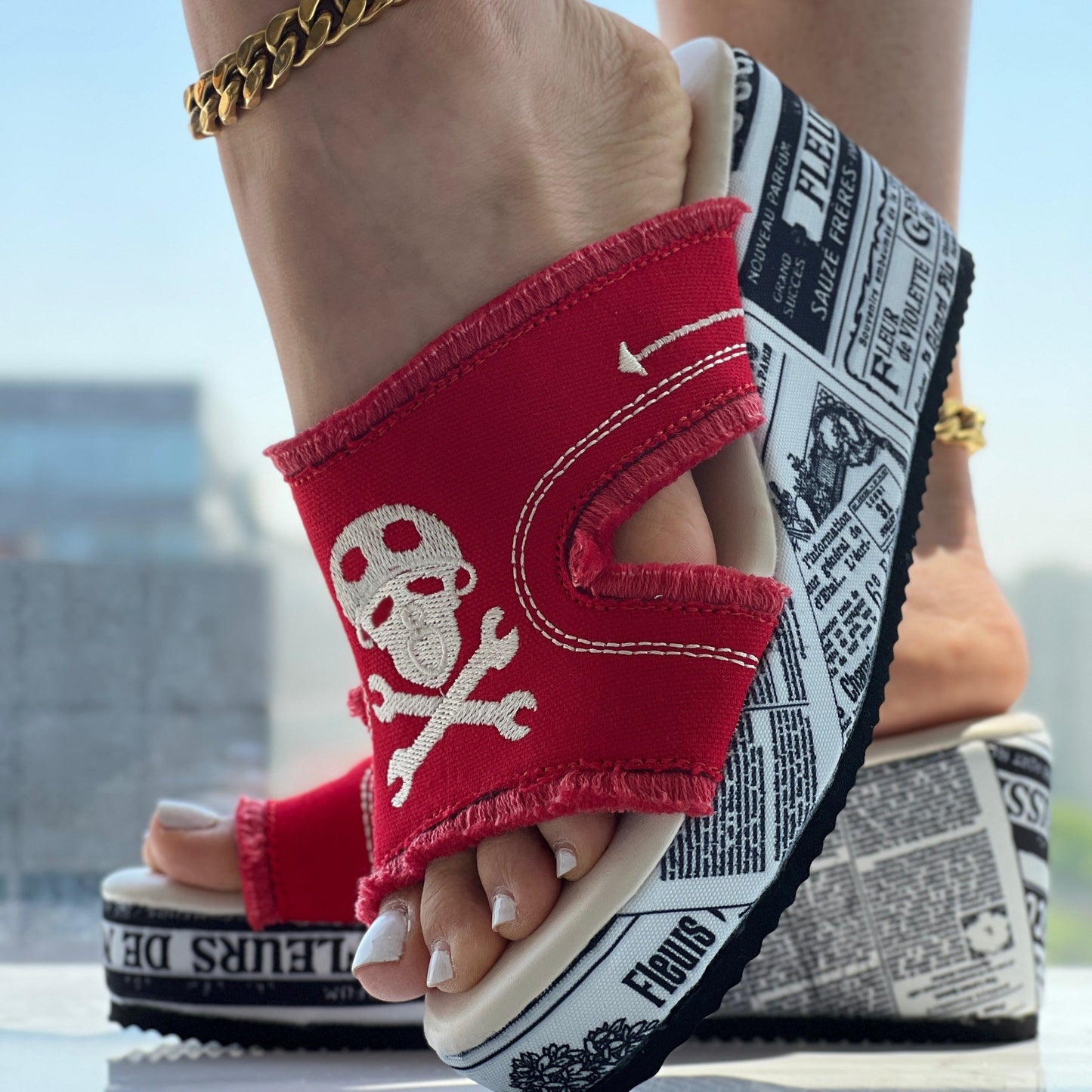 Variant image for Denimawedge™ – Dames Sandalen Met Hak Trendy Denimlook & Comfortabele Pasvorm-22