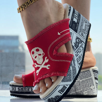 Variant image for Denimawedge™ – Dames Sandalen Met Hak Trendy Denimlook & Comfortabele Pasvorm-22