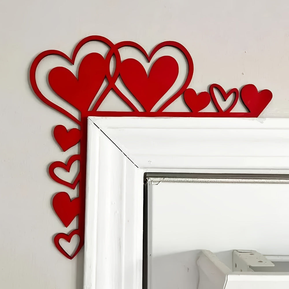 Houten Hart Wandhanger Romantische Deur Decoratie - Velinix