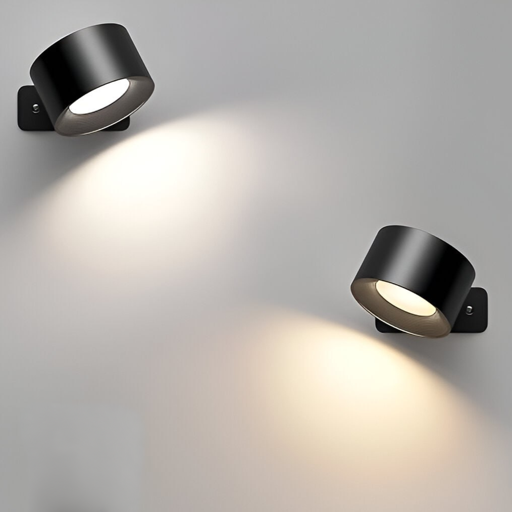 Wandlamp op Batterijen Dimbaar 360° Oplaadbaar