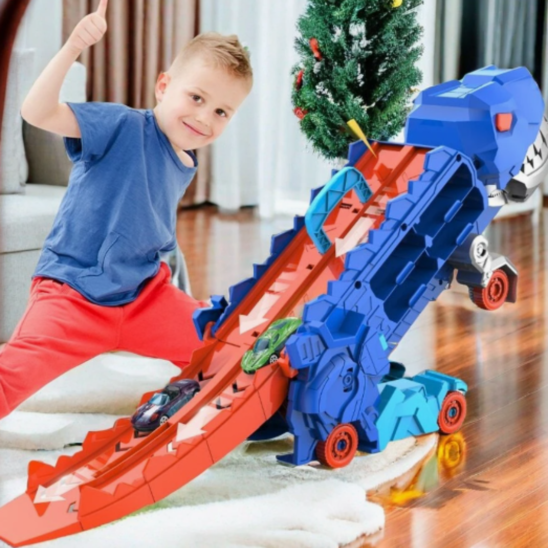 DinoRacer™ Transporttruck – T-Rex Raceplezier voor Jonge Avonturiers!