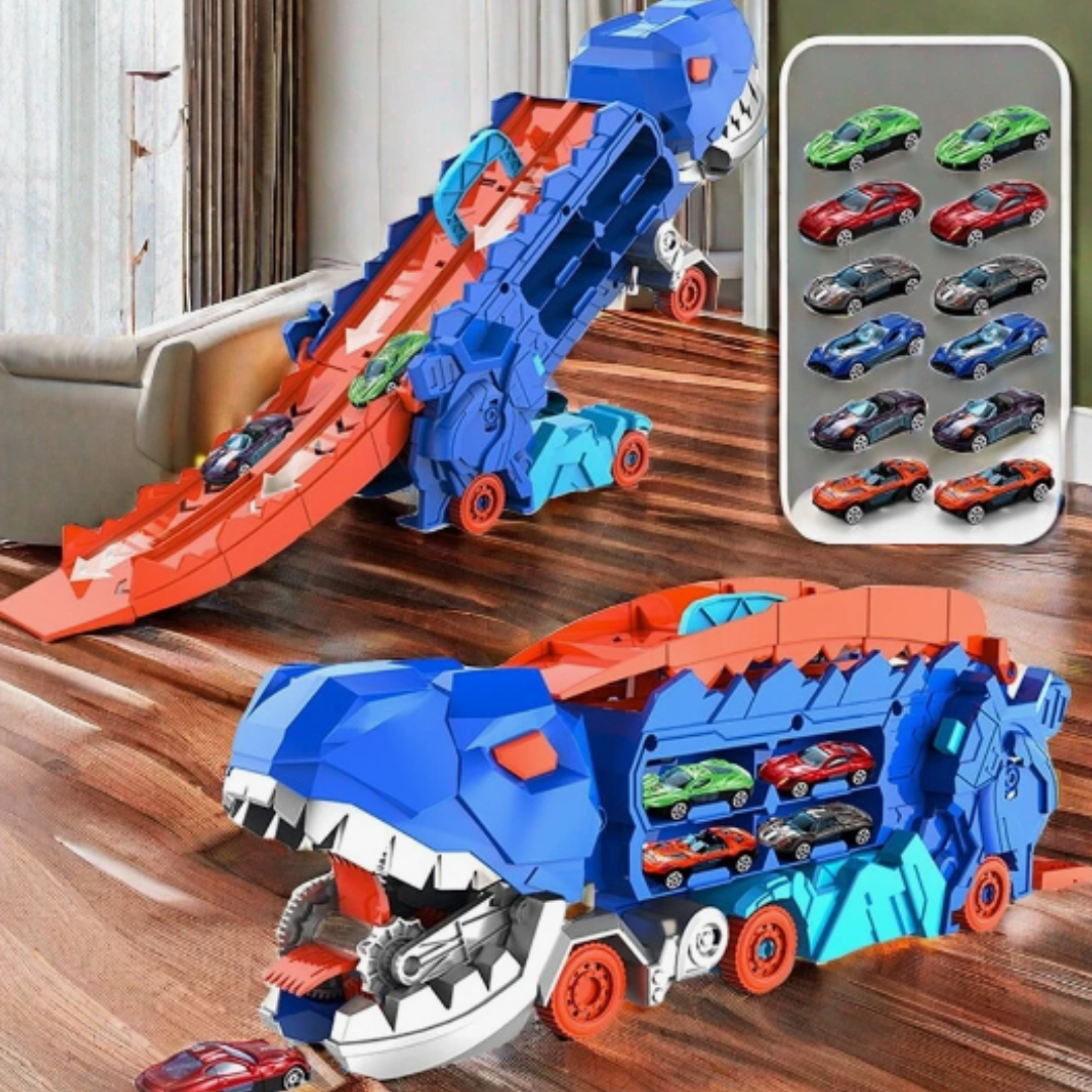DinoRacer™ Transporttruck – T-Rex Raceplezier voor Jonge Avonturiers!