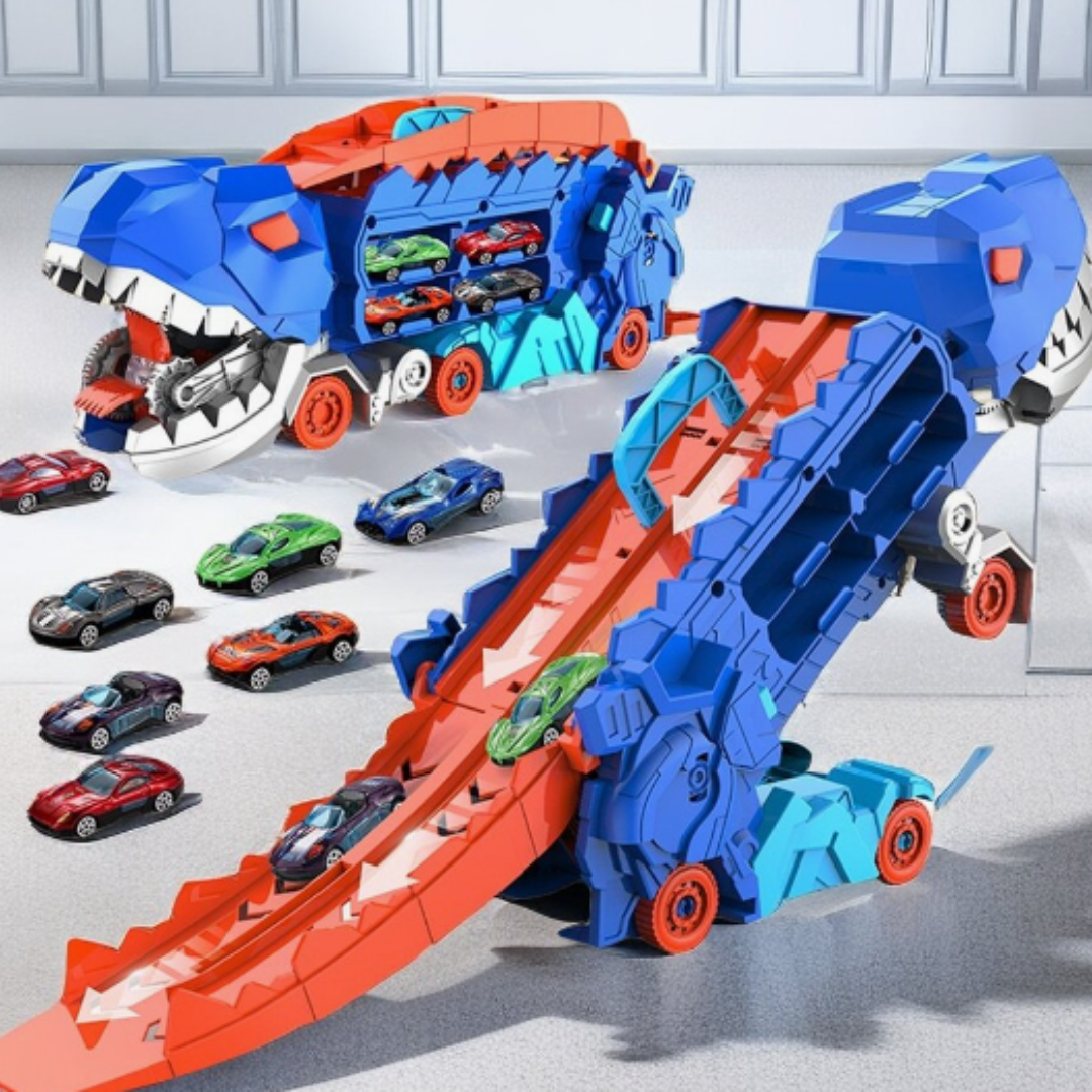DinoRacer™ Transporttruck – T-Rex Raceplezier voor Jonge Avonturiers!