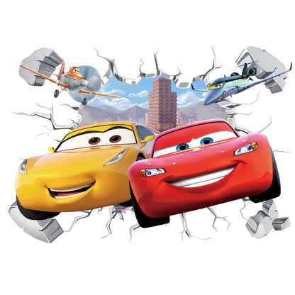 Kinder Muursticker Disney Cars voor Jongenskamer