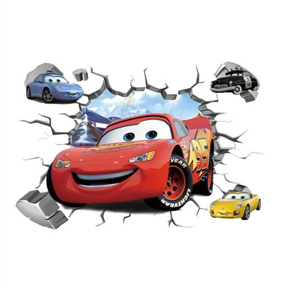 Kinder Muursticker Disney Cars voor Jongenskamer