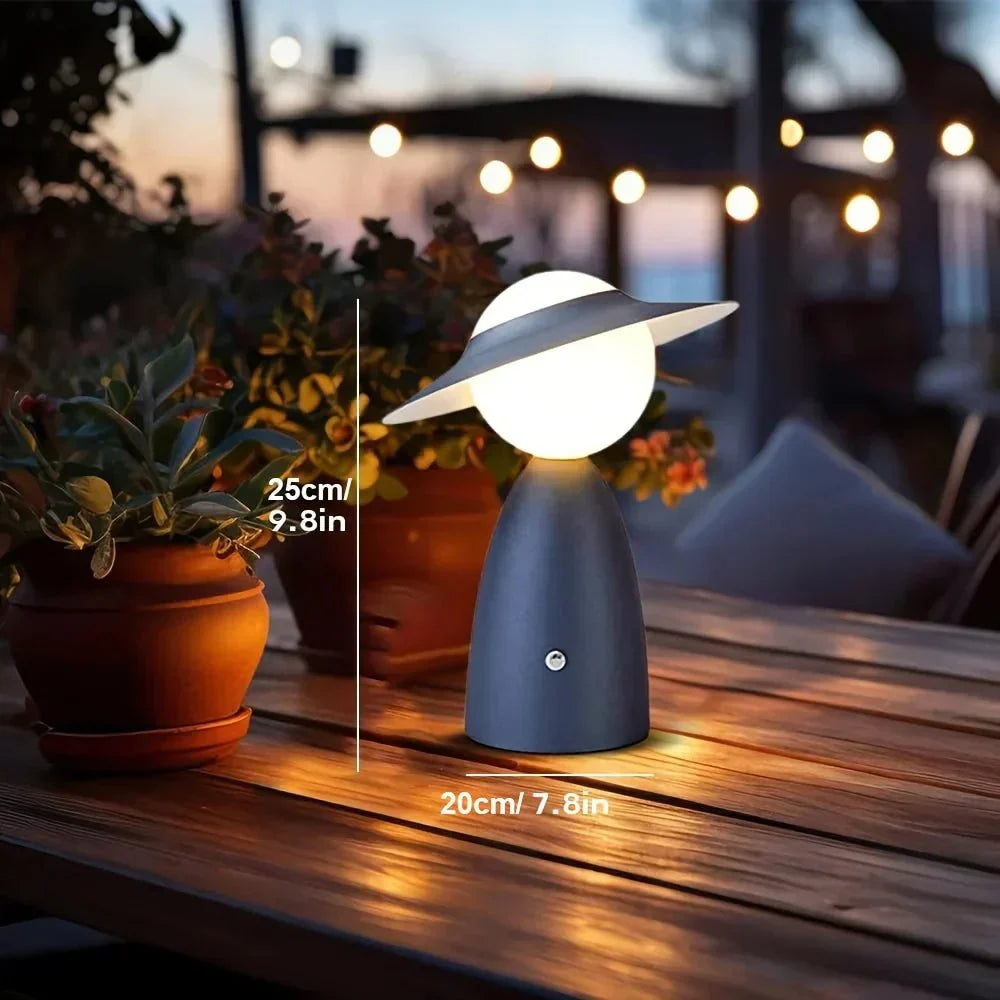LED Oplaadlamp Draadloos Warm Wit Licht Modern Design