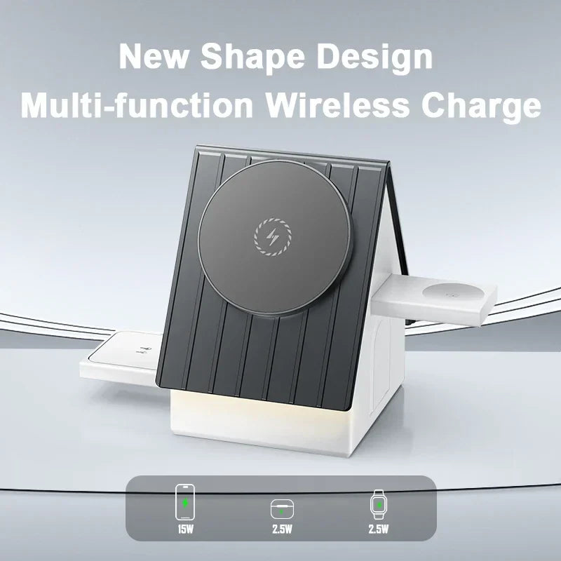 Draadloze Oplader 3-in-1 voor iPhone, AirPods en Apple Watch