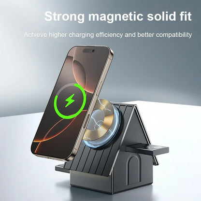 Draadloze Oplader 3-in-1 voor iPhone, AirPods en Apple Watch
