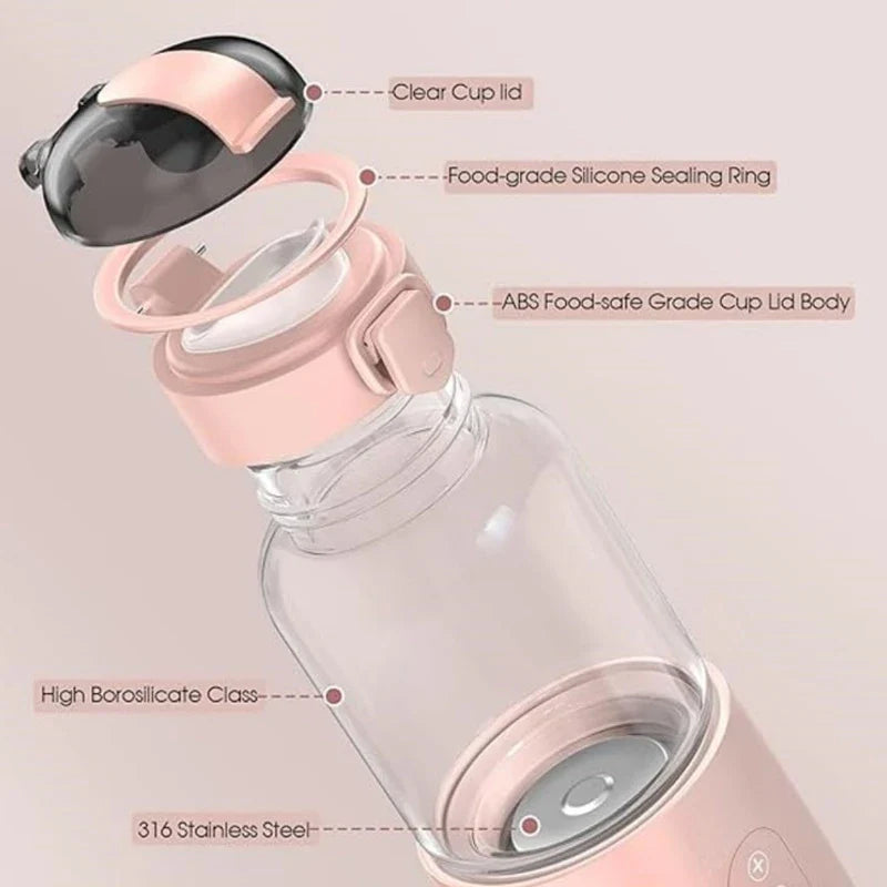 Draadloze Babyflessenwarmer met Temperatuurregeling en USB-Oplaadfunctie voor Baby's 2