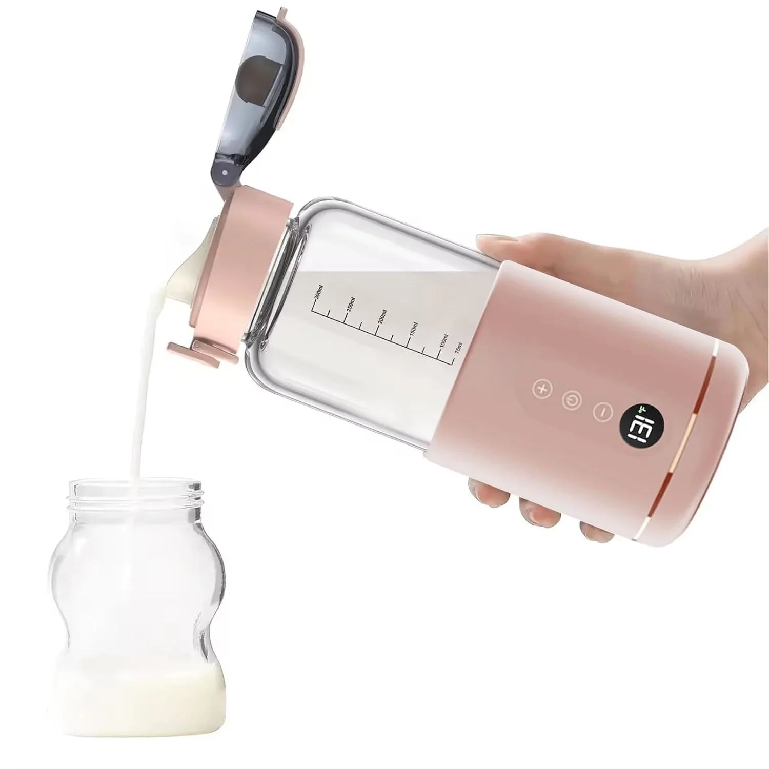 Draadloze Babyflessenwarmer met Temperatuurregeling en USB-Oplaadfunctie voor Baby's 4
