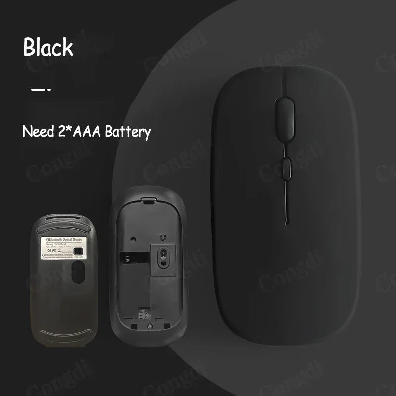 Ergonomische Bluetooth Muis Stil 1600DPI voor Laptop en Tablet