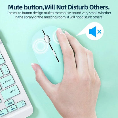 Ergonomische Bluetooth Muis Stil 1600DPI voor Laptop en Tablet