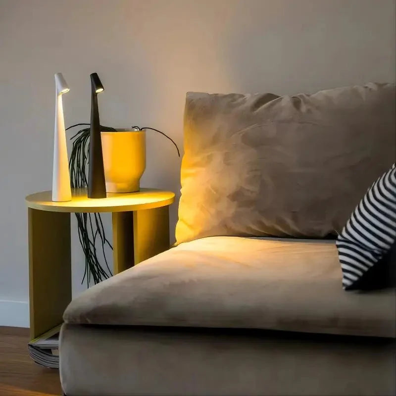 Draadloze Dimbare LED Tafellamp | Moderne & Minimalistische Verlichting voor Thuis 4