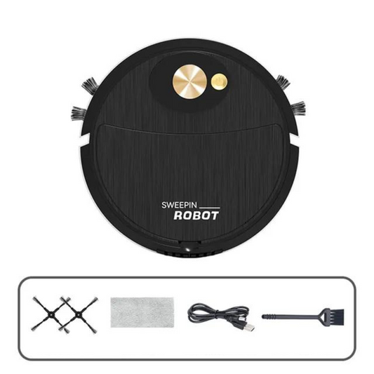 Draadloze Robotstofzuiger Slim 3-in-1 Reiniging voor Thuis - Velinix