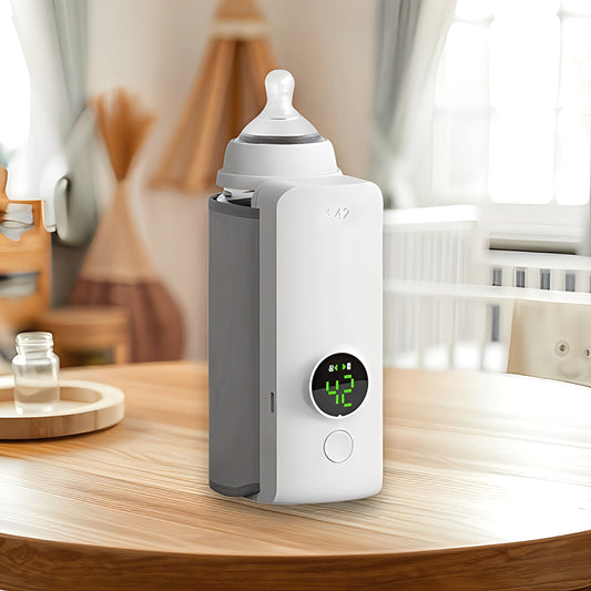 Draagbare flessenwarmer voor baby's – reisvriendelijke flesverwarmer voor het opwarmen van melk 0
