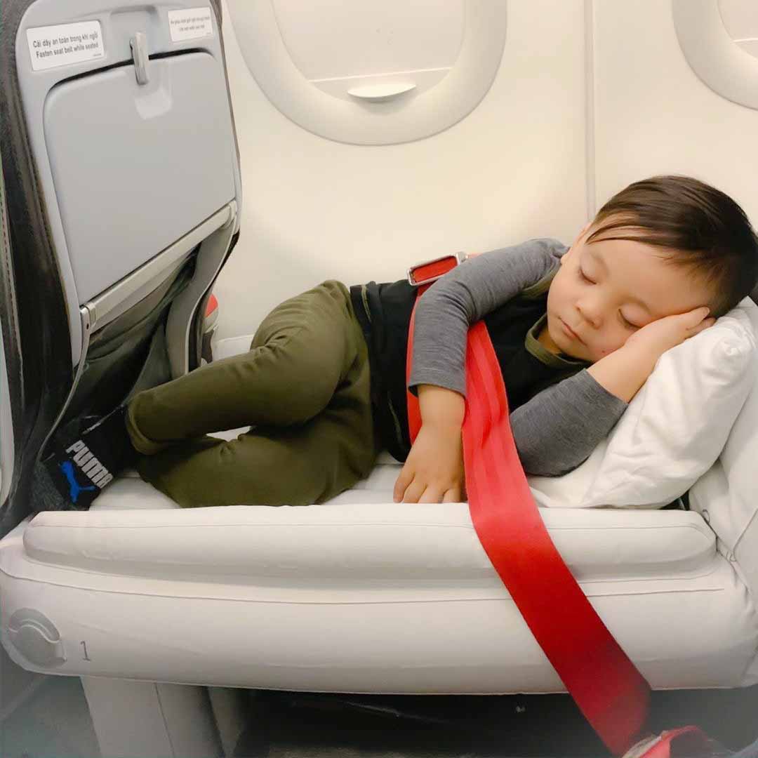 Dreamio – Kinderluchtbed reismatras droomzacht & compact voor onderweg 1