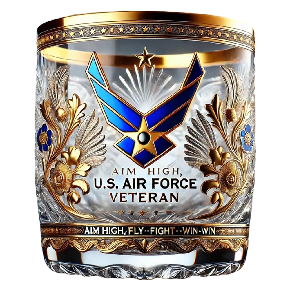 Gegraveerd Drinkglas Veteran Eerbetoon Geschenk