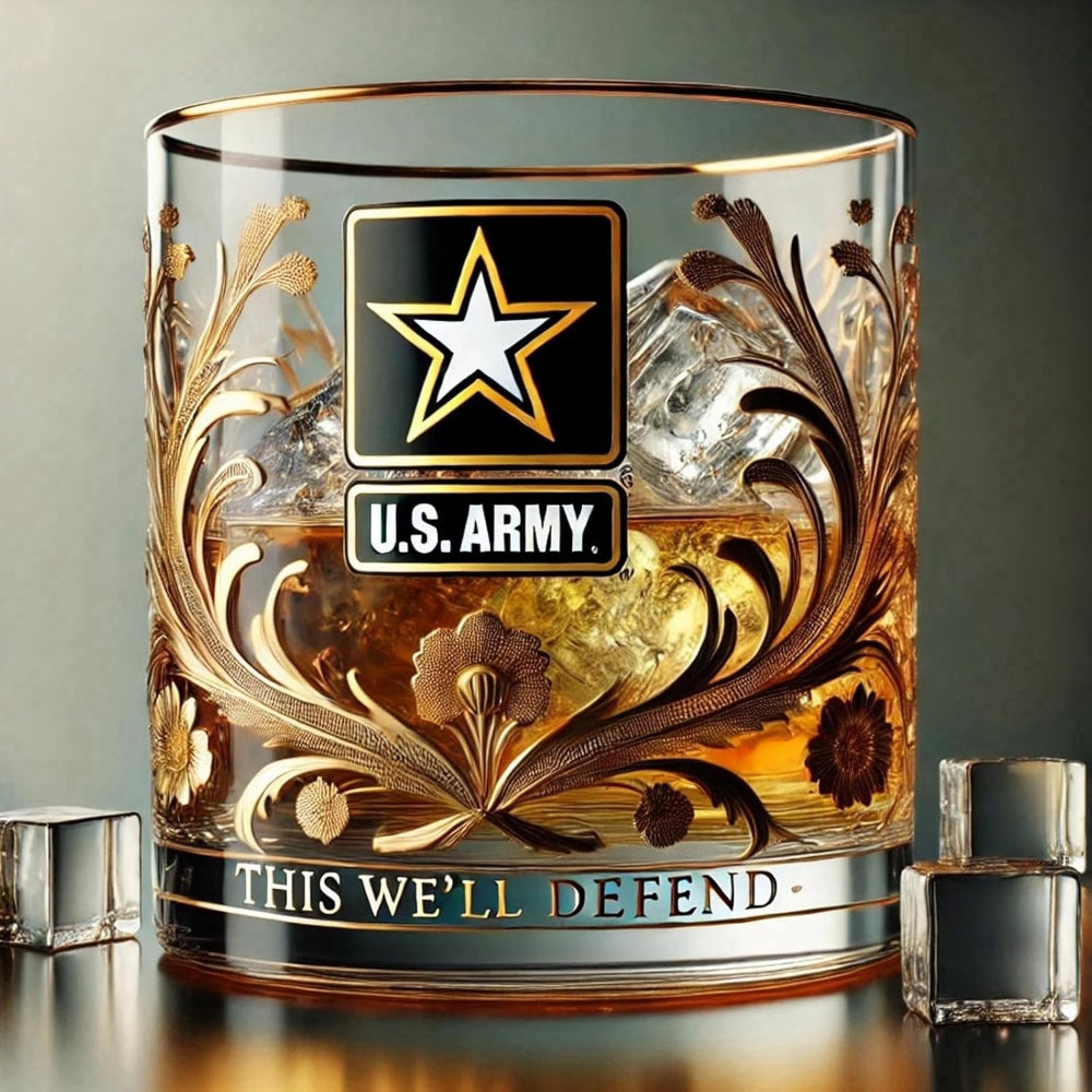 Gegraveerd Drinkglas Veteran Eerbetoon Geschenk