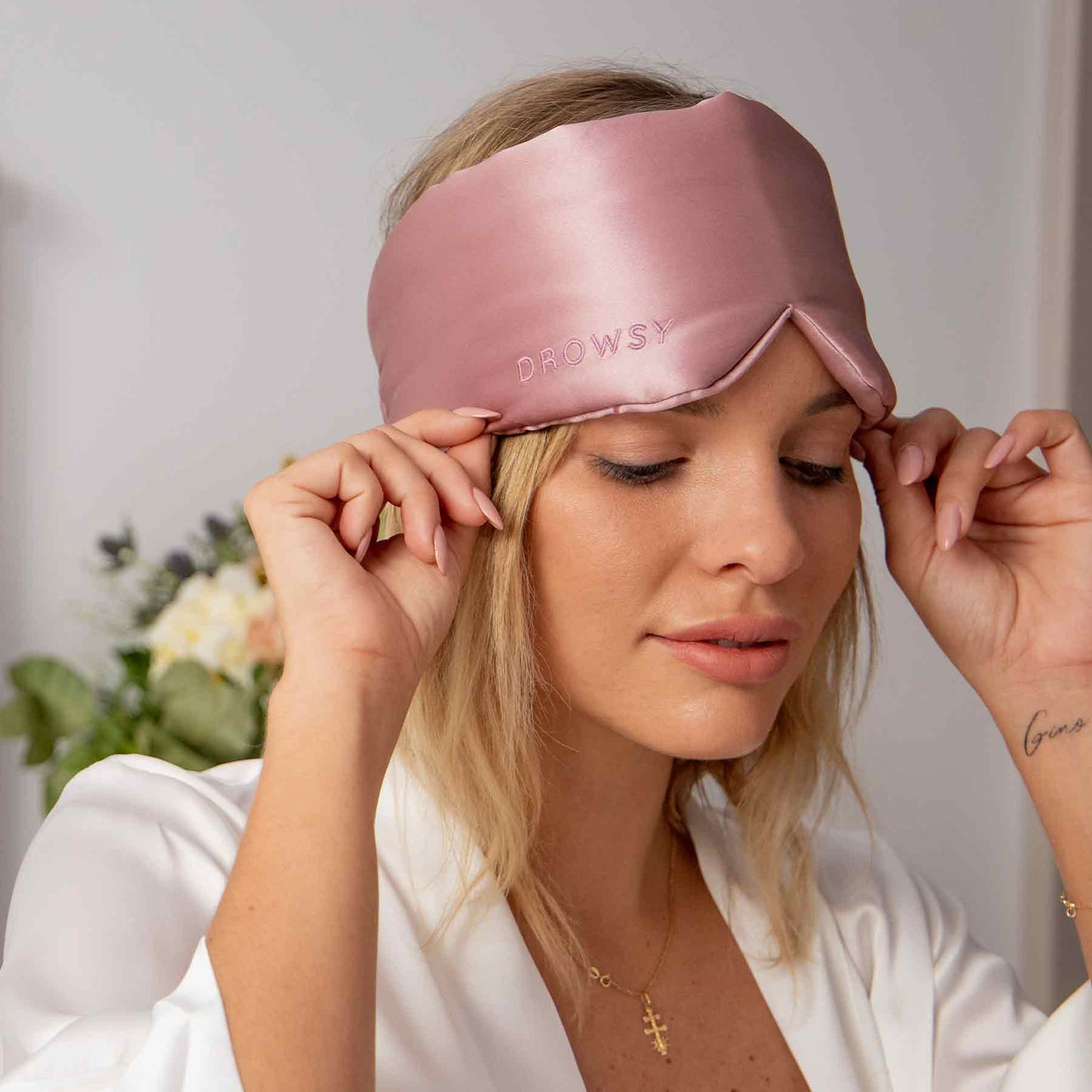 Slaapmasker Zijde Zacht voor Diepe Slaap
