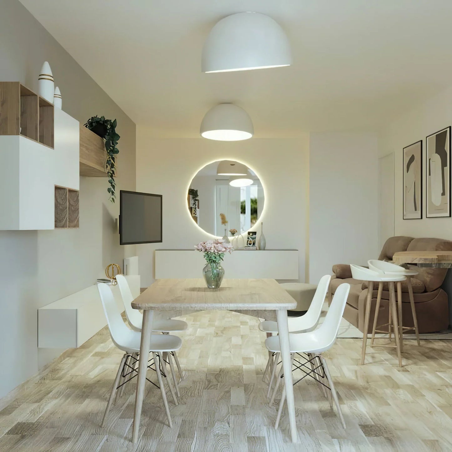 Stijlvolle LED Plafondlamp Modern Design Duo